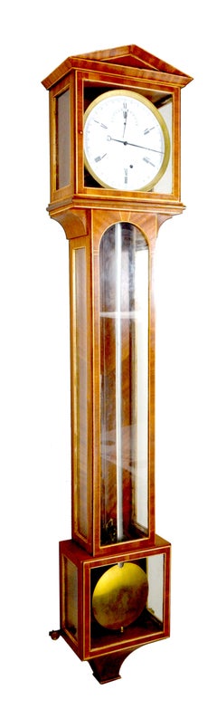 57" Vienna Laterndluhr One Year Duration Precision Regulator Wall Clock