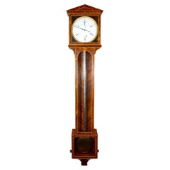 Antique 57" Vienna Laterndluhr One Year Duration Precision Regulator Wall Clock