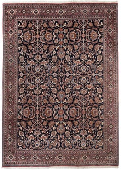 5'7" x 7'10" Classic Bijar Hand-Knotted Wool & Silk Rug
