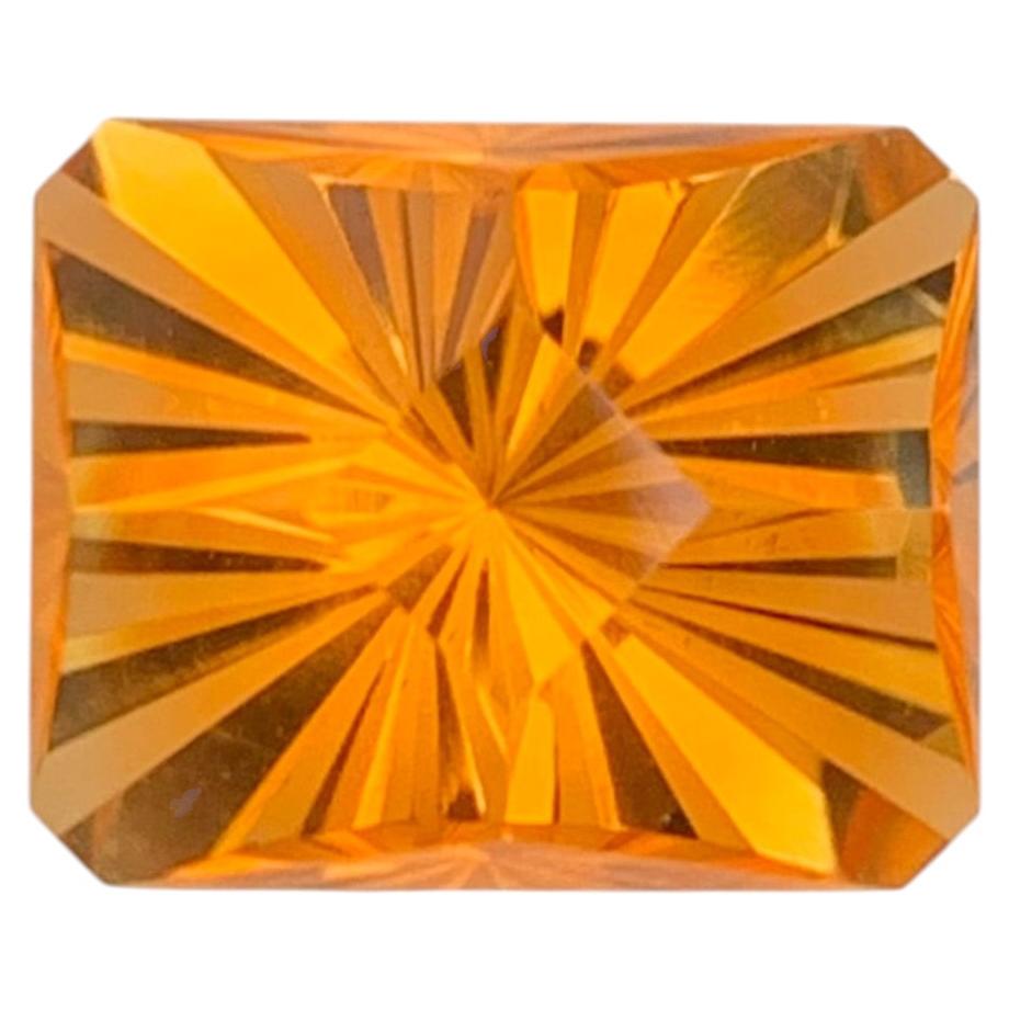5,70 Karat natürlicher loser Citrin Fancy Cut Edelstein