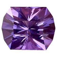 5,70 Karat süßer lila Amethyst, maßgefertigter natürlicher brasilianischer Stein im Precision-Schliff
