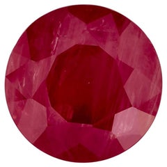 5.71 Ct Ruby Round Loose Gemstone (pierre précieuse en vrac)