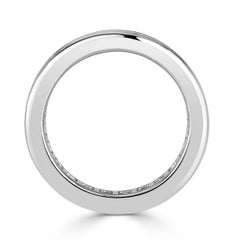 5.73ct Baguette Cut Diamond Eternity Band in Platinum