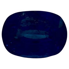 5.74 carati di zaffiro blu ovale sfuso