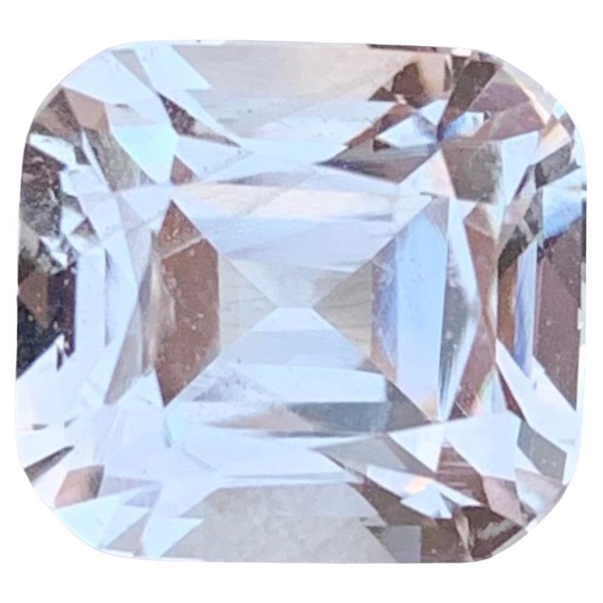 5.75 Carat Natural Loose Morganite Cushion Shape Gemstone