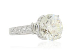 5.75 Carat Round I VS2 Diamond Ring 'Platinum'