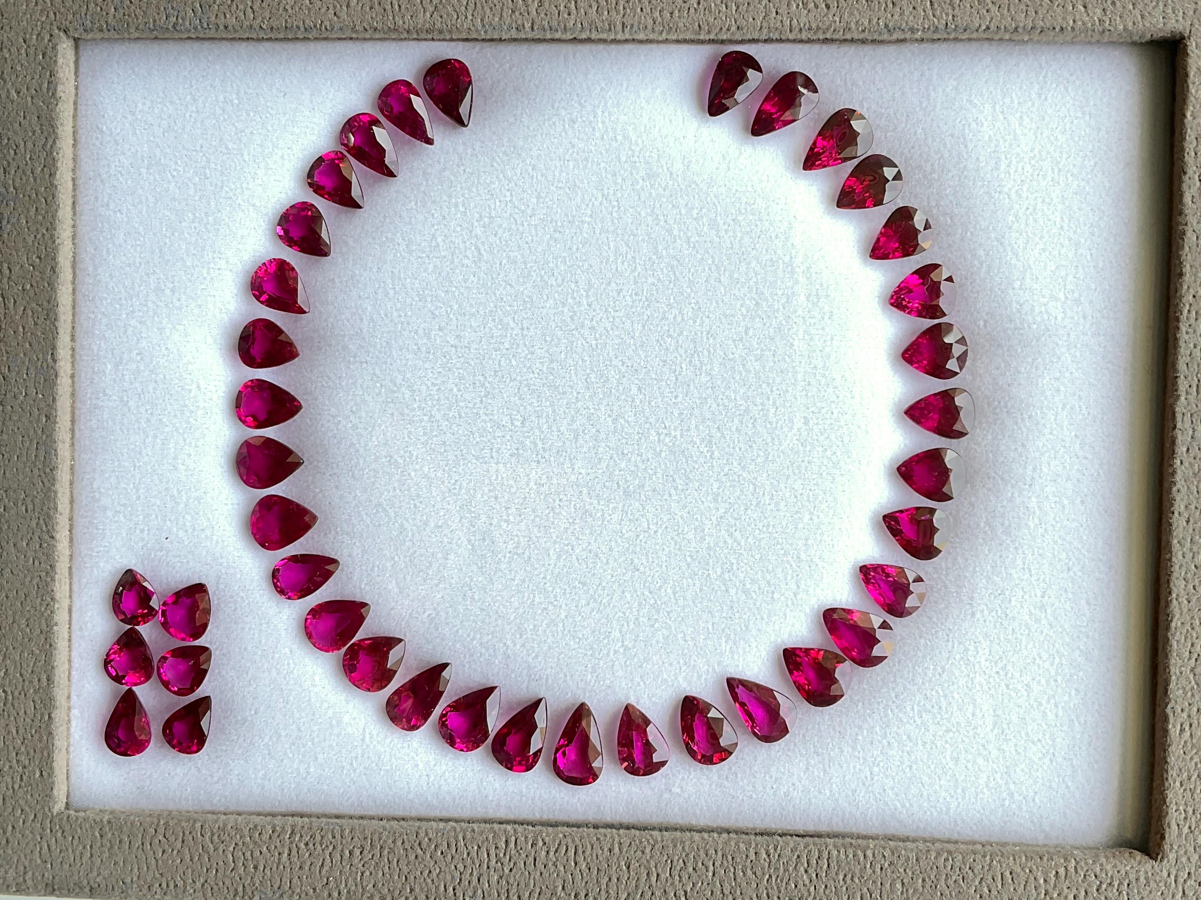 73.00 Karat Rubellit Layout Birne Top Qualität für feinen Schmuck Natürlicher Edelstein im Angebot 1