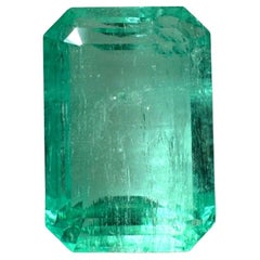 5,76ct Klarer Grüner Muzo Smaragd Schliff Edelstein 12x8 Echter Mai Geburtsstein
