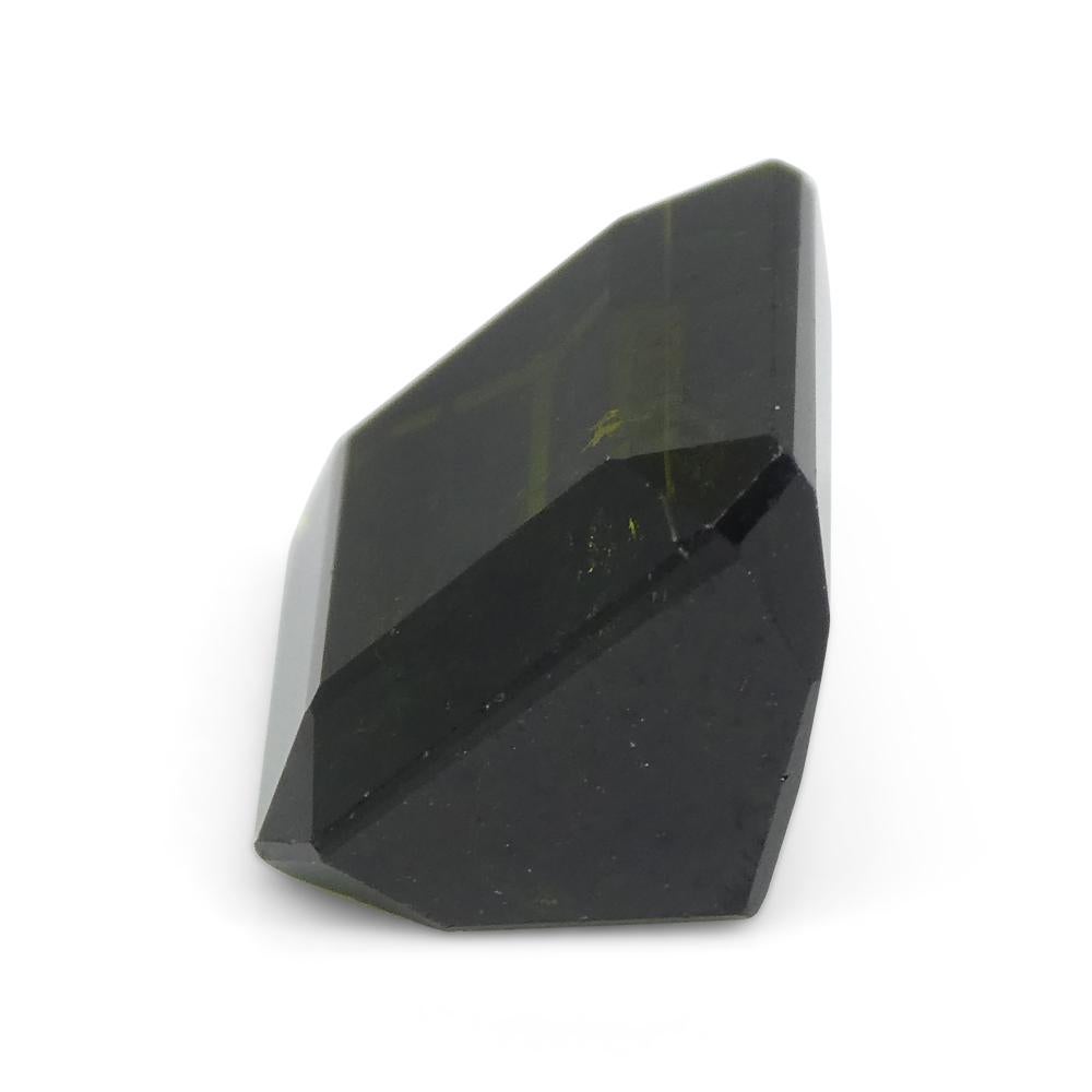 5,76 ct Turmalina verde talla esmeralda en venta 3