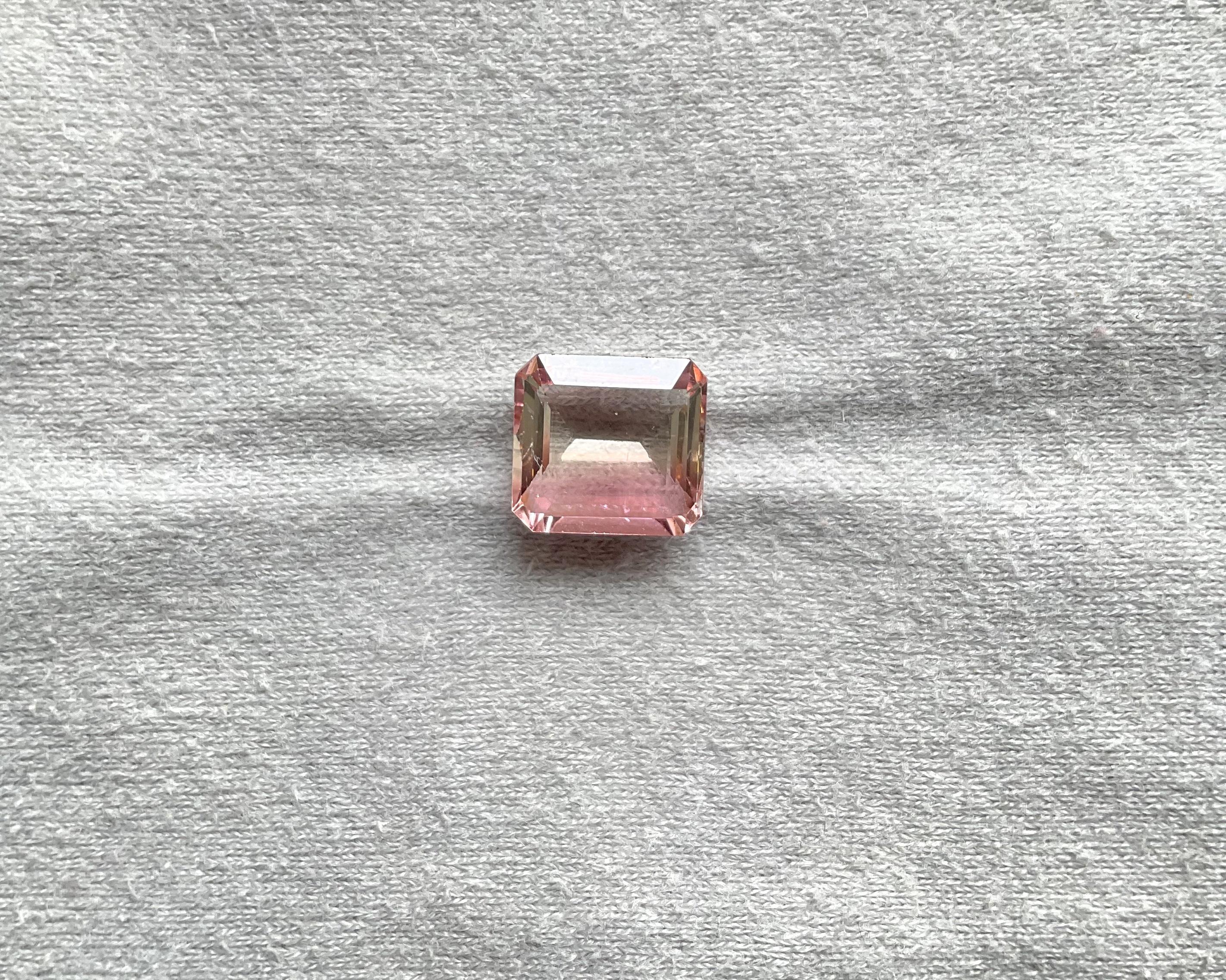5.77 carats Bi Color Tourmaline octogonale pierre taillée à facettes Top Quality Natural gem

Pierre précieuse - Tourmaline
Poids - 5,77 carats
Forme - Octogone
Taille - 11.5x10.6x5 MM
Pièces - 1