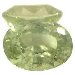 Paire de grenats ovales vert menthe 5,79 carats de Merelani, Tanzanie