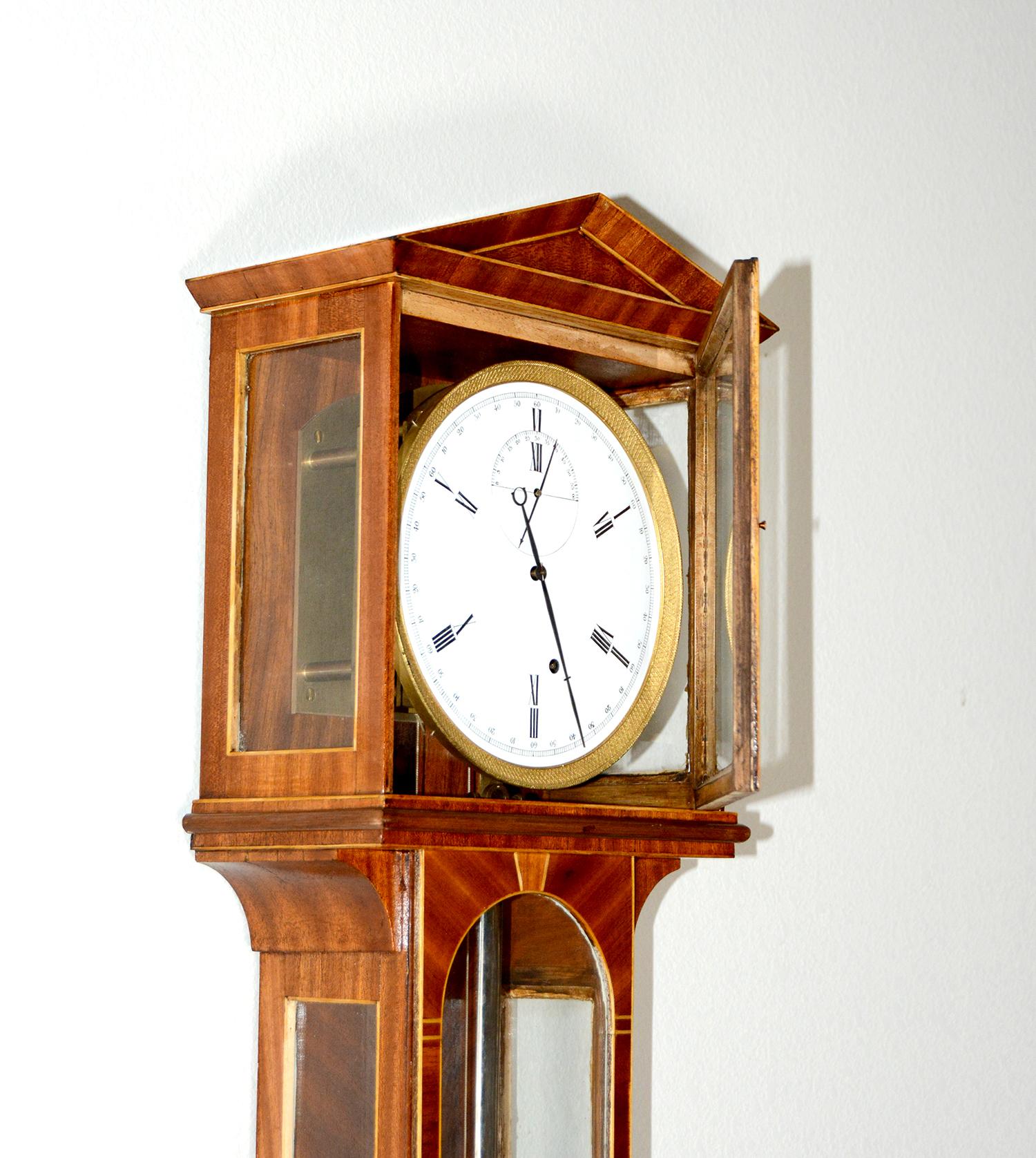 Vienna Laterndluhr One Year Movement Regulator Wall Clock For Sale at