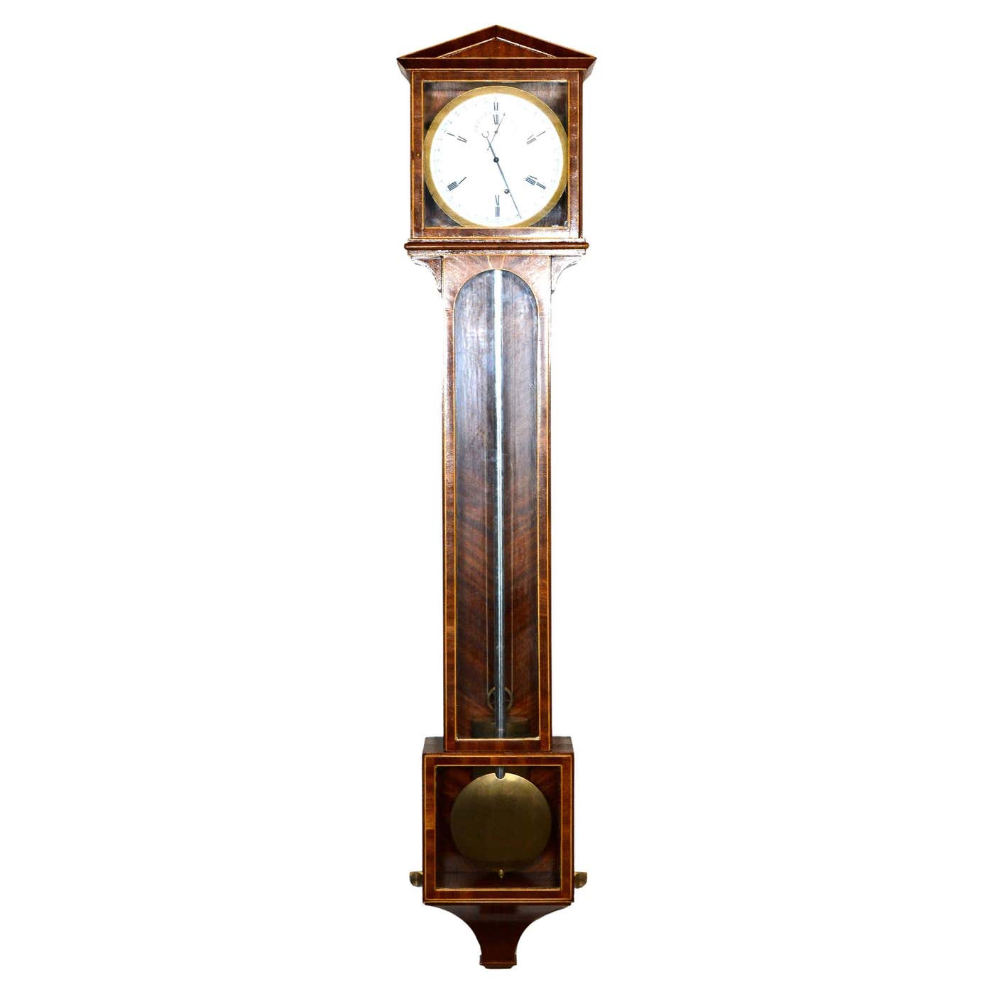 Vienna Laterndluhr One Year Movement Regulator Wall Clock For Sale at ...