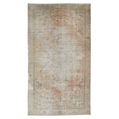 5.7x10 Ft Vintage Handmade Sonne verblasst türkischen Oushak Shabby Chic Stil Teppich