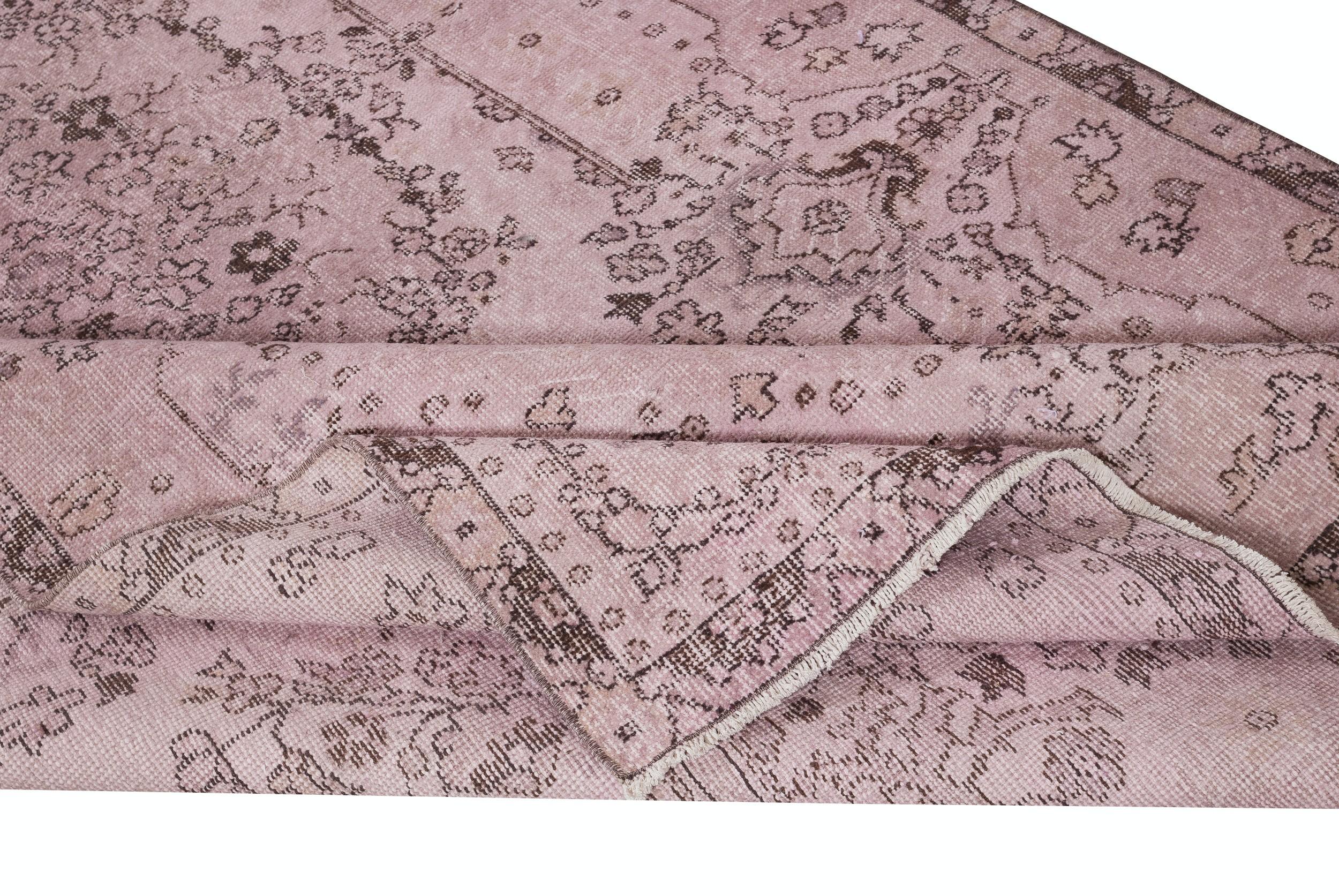 5.7x10,5 Ft Moderner Teppich aus Wolle. Handgefertigt in der Türkei. Wohnzimmerteppich in Rosa (Türkisch) im Angebot