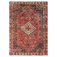 5
7"x7
6" Red Vintage Persian Shiraz with Animal Figurines Hand Knotted Wool Rug 5
7"x7
6" Red Vintage Persian Shiraz with Animal Figurines Hand Knotted Wool Rug