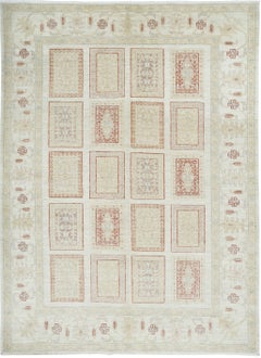 5.7x7.8 ft 100% Natural Wool Hand Knotted Turkish Area Rug for Living Room