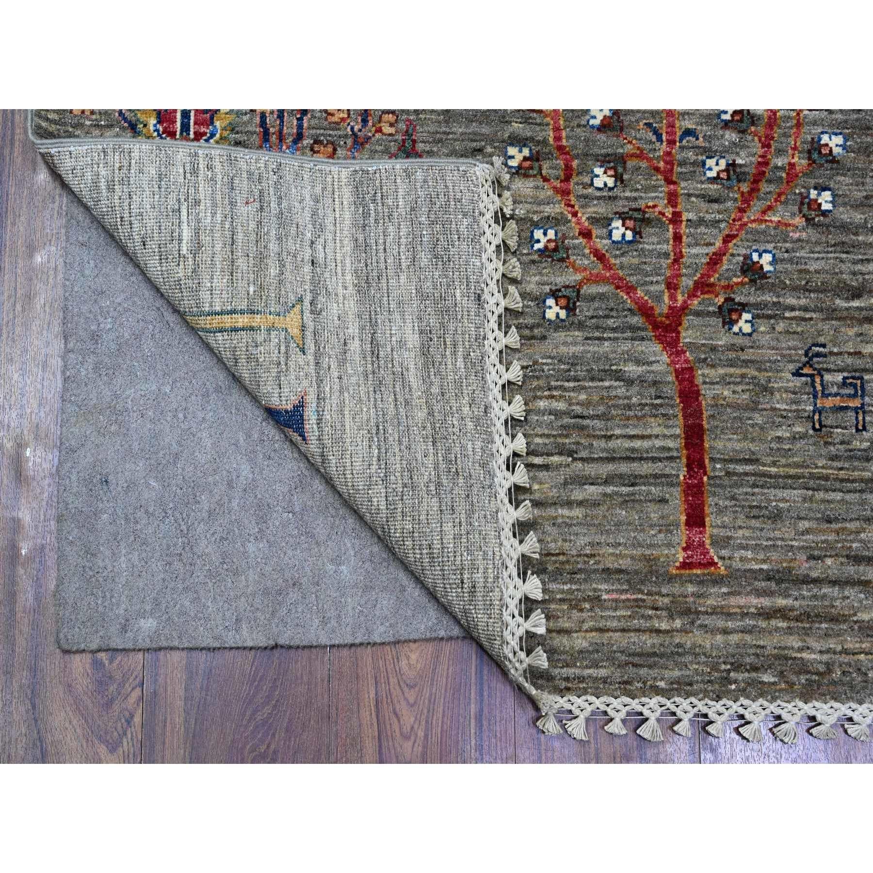 This is a truly genuine one-of-a-kind Cypress Tree and Animal Figurines, Ariana Afghan, Pure Wool, Oriental Rug. It has been Knotted for months and months in the centuries-old weaving craftsmanship techniques by expert artisans.
Primary materials: