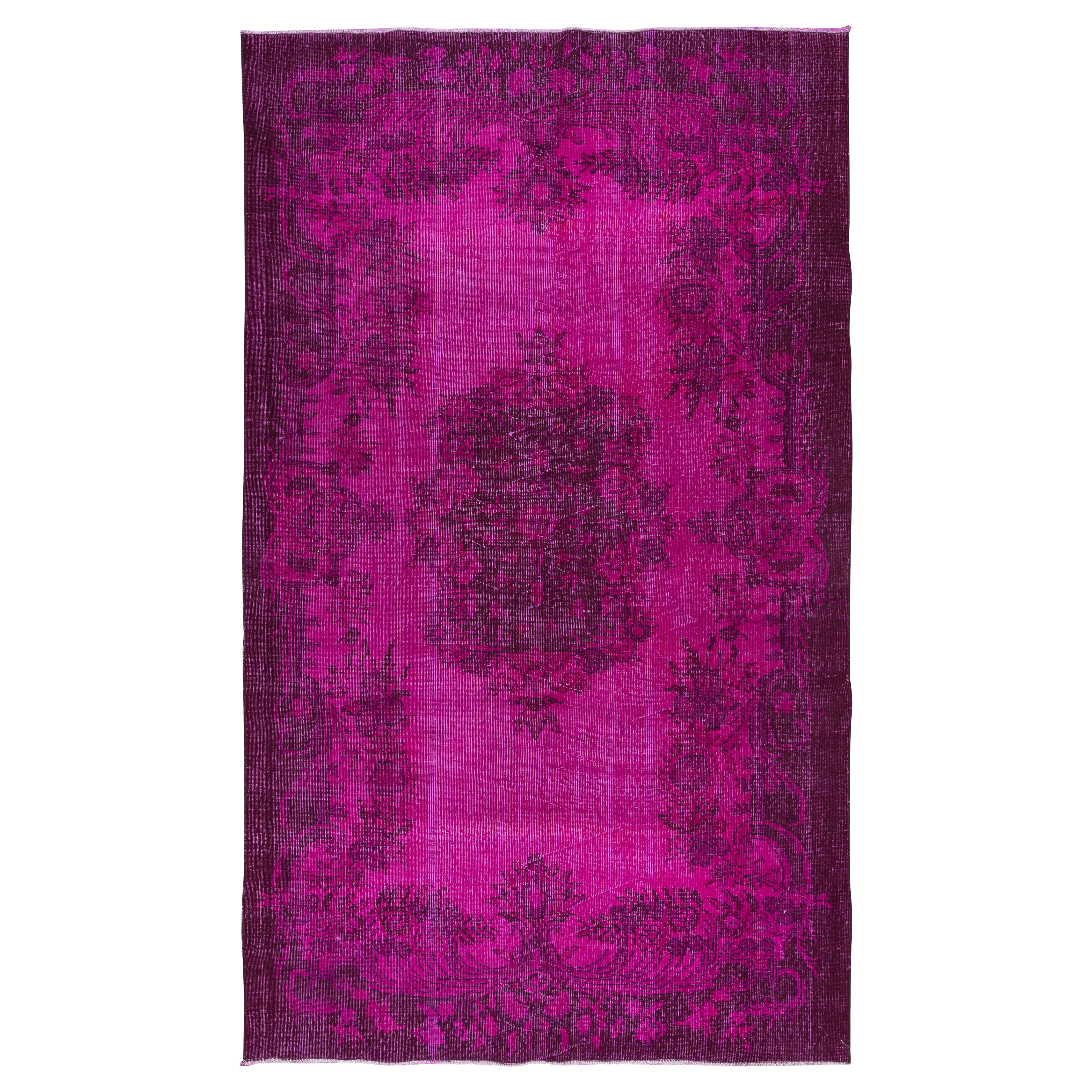 5.7x9.2 Ft Aubusson Inspired Pink Rug for Modern Interiors, Handmade in Turkey (Tapis rose inspiré d
Aubusson pour les intérieurs modernes)