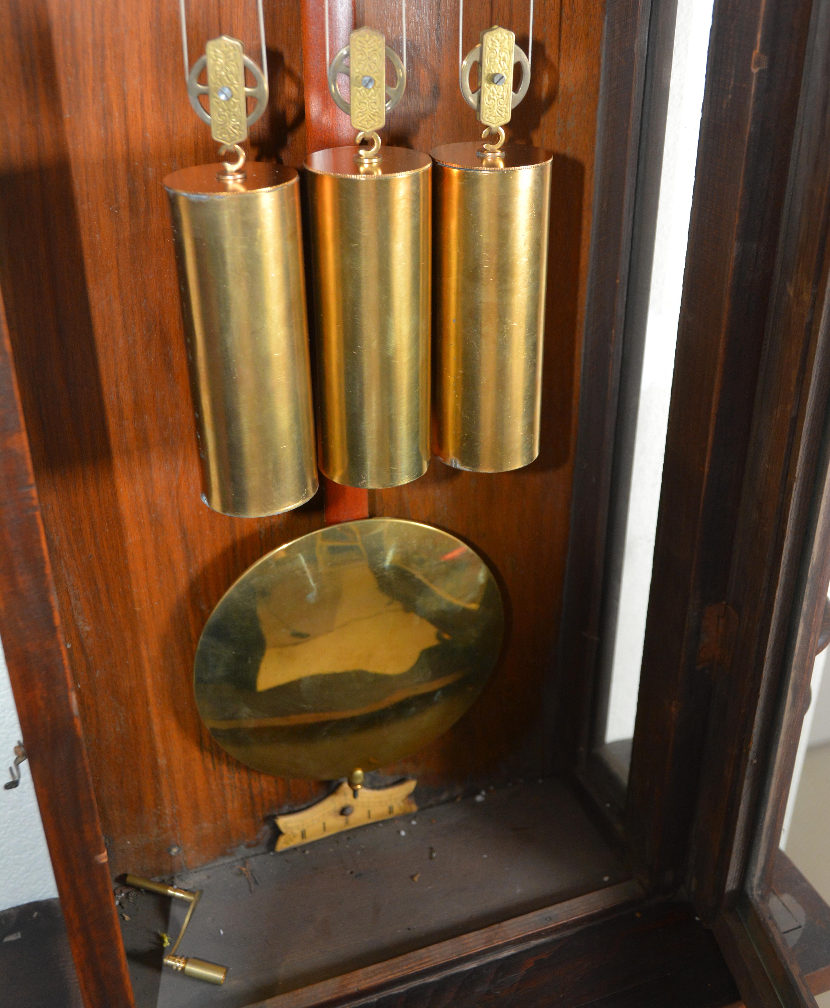 Reloj de pared regulador Gustav Becker Grand Sonnerie Vienna de 58
