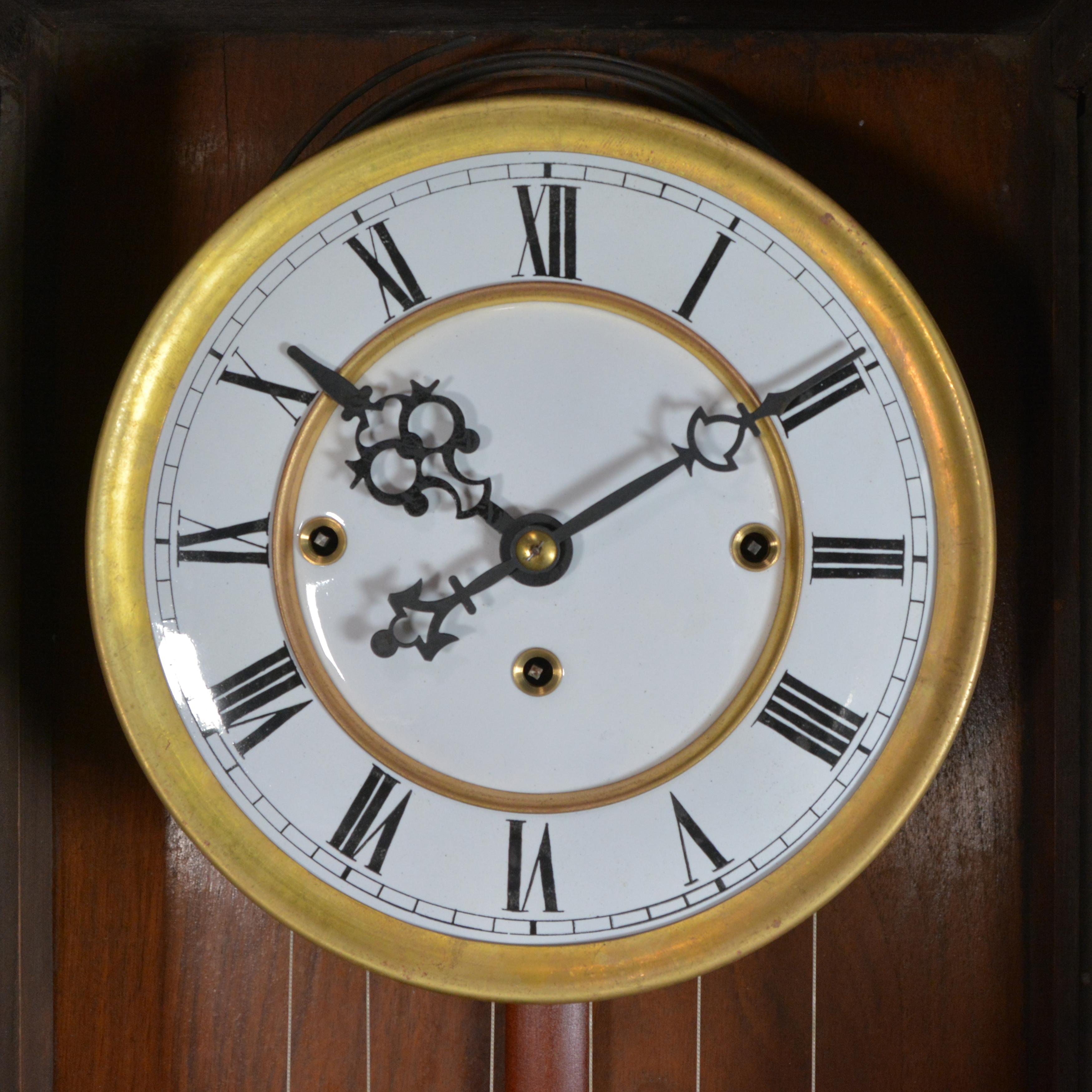 Reloj de pared regulador Gustav Becker Grand Sonnerie Vienna de 58