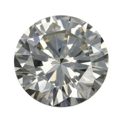 .58 Carat Loose Diamond, Round Brilliant Cut GIA Graded SI1 K Solitaire
