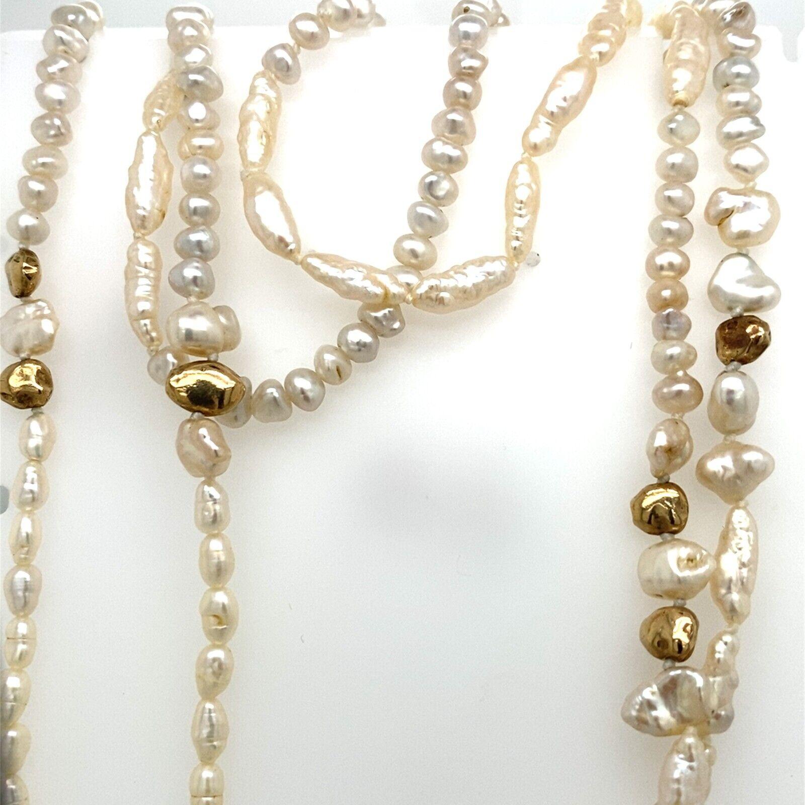 This necklace is all about the pearls. It's a 58