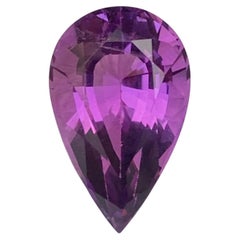 5.80 Carat Natural Loose Amethyst Pear Shape Gemstone