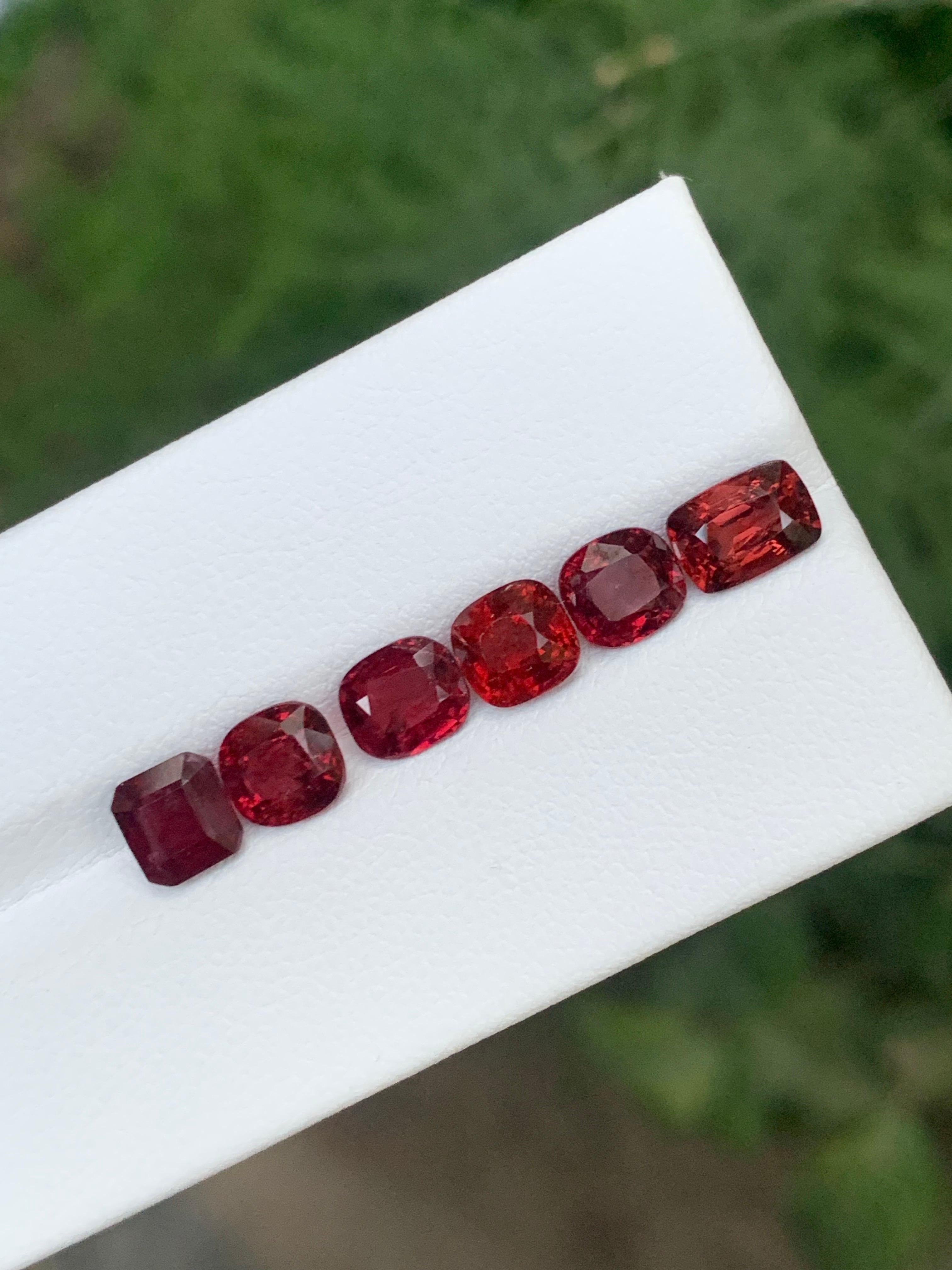 5,80 quilates Espinela birmana natural suelta Lote para joyería Corte mixto en venta