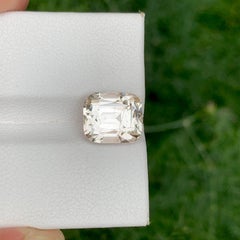 5.80 Carat Natural Loose Golden Topaz Stone Cushion Cut Pakistani Gemstone