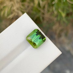 5.80 Carat Natural Loose Tourmaline Square Shape Gem For Jewellery Making