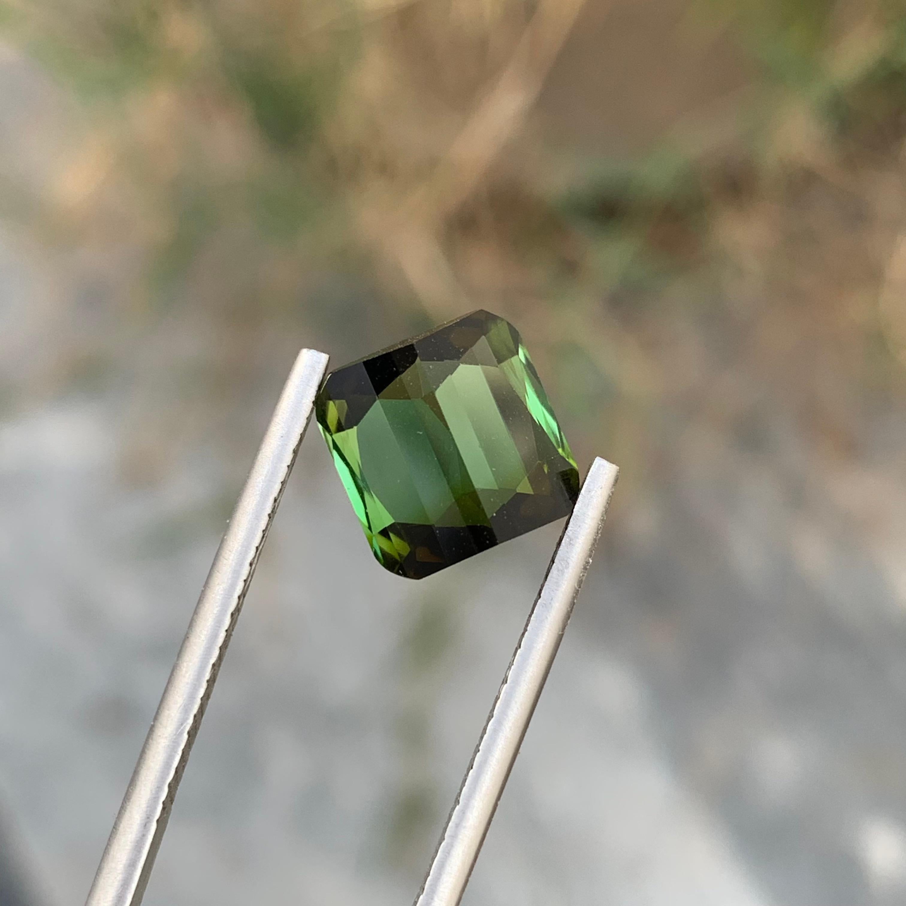 5,80 Quilates Turmalina Natural Suelta Forma Cuadrada Gema Para Joyería en venta 3