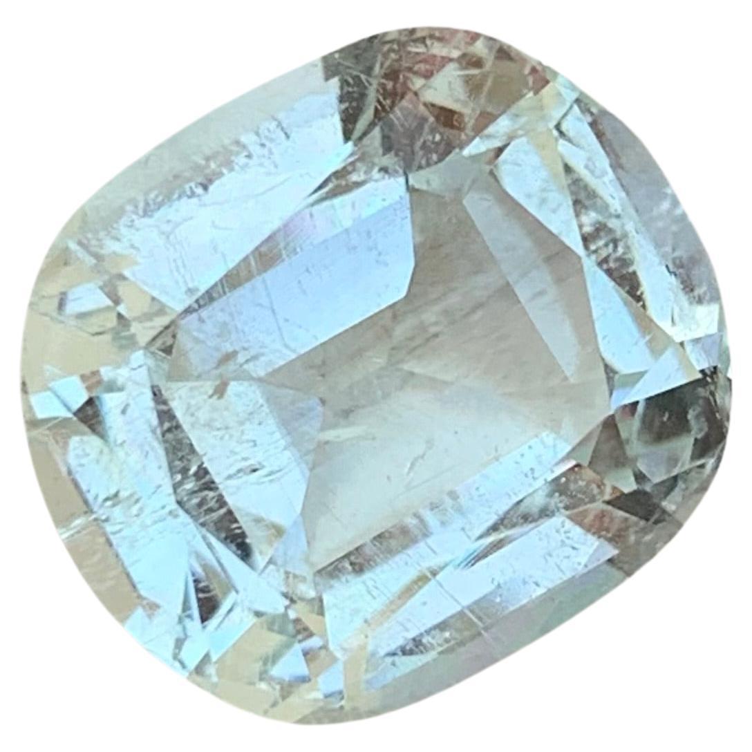 5.80 Carats Natural Loose Included Aquamarine Ring Gem For Sale
