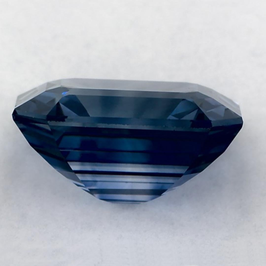 Pierre précieuse taille octogonale saphir bleu 5.81 carat Neuf - En vente à Fort Lee, NJ