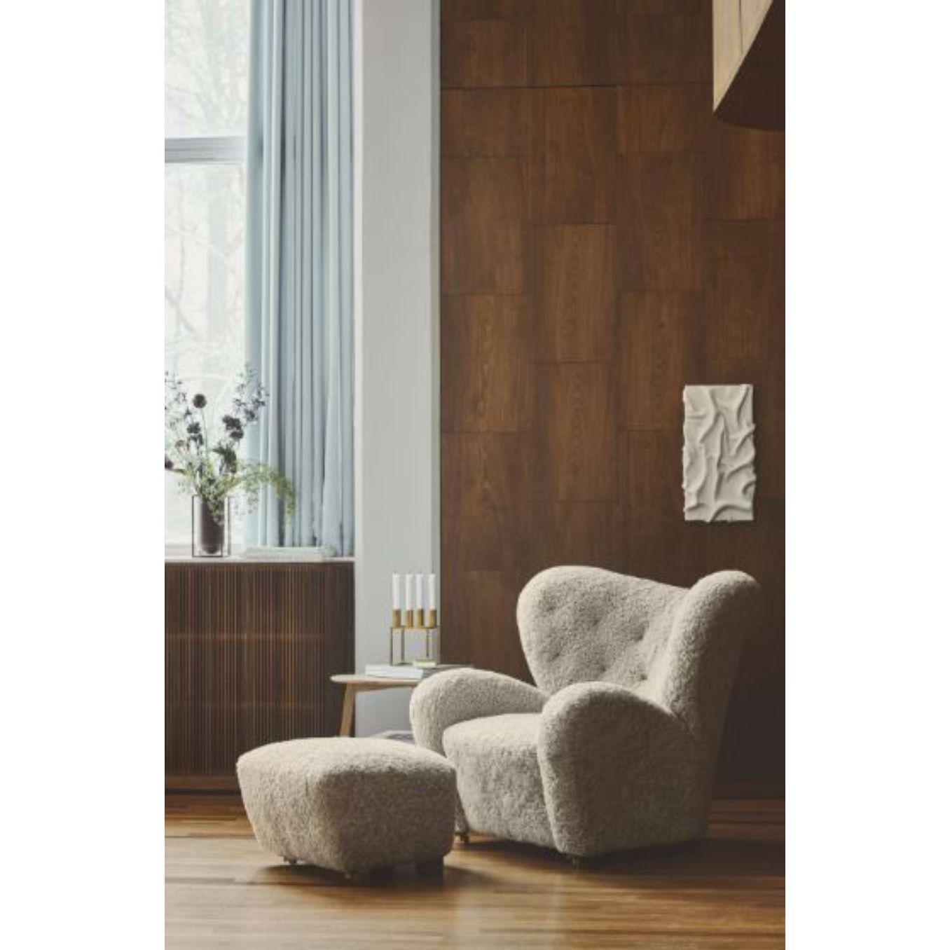 Textile 582 Raf Simons Vidar 3 My Own Chair Footsool by Lassen For Sale