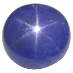 5.84 Carat Oval Blue Star Sapphire GIA Certified Burma, 'Myanmar'