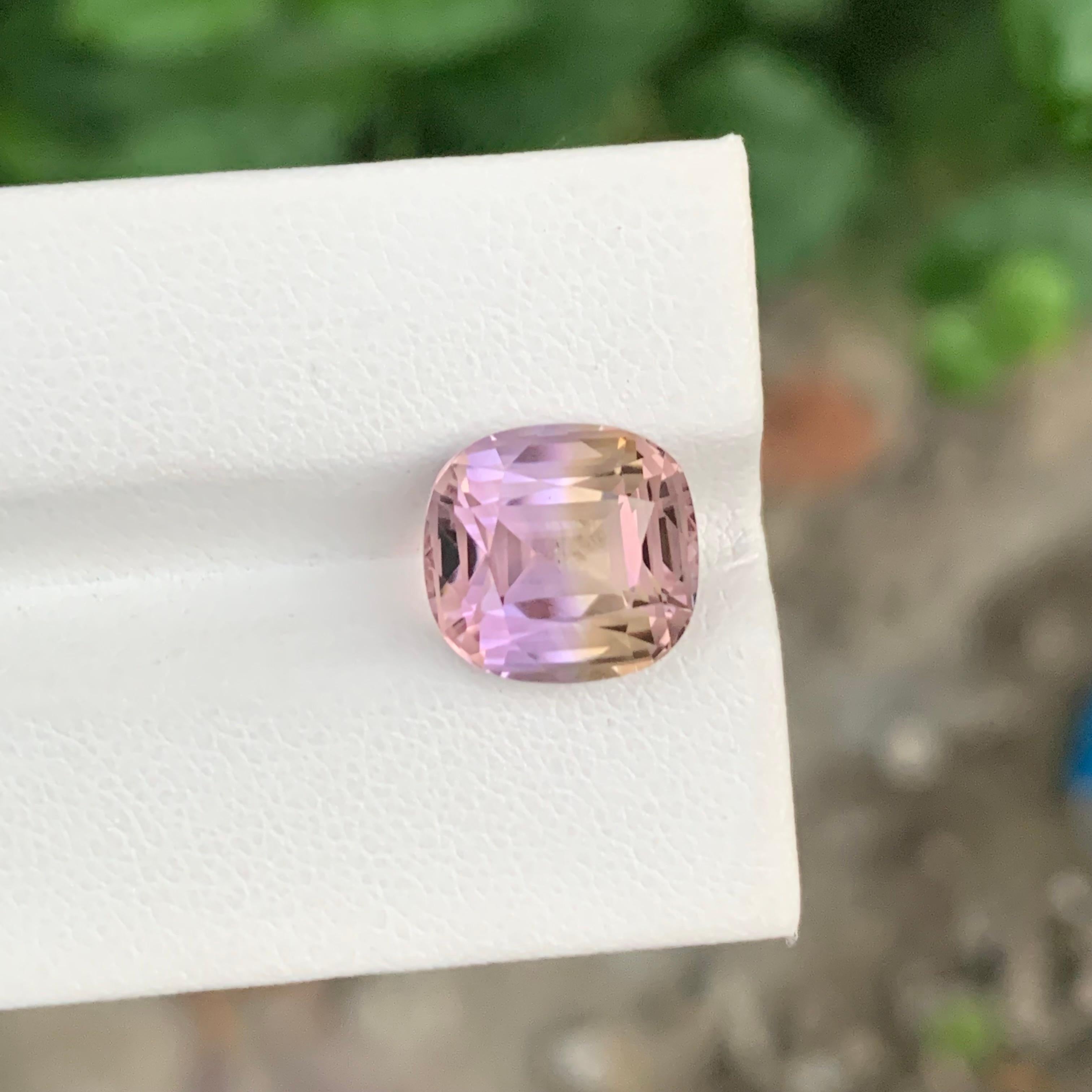 5,85 Carati Nature Ametrine sciolti a forma di cuscino per gioielli in vendita 1