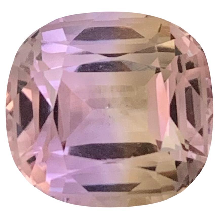 5.85 Carat Natural Loose Ametrine Cushion Shape Gem For Jewellery
