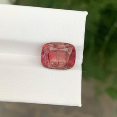 5.85 Carat Natural Loose Pink Tourmaline Cushion Shape Gemstone