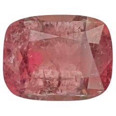 5.85 Carat Natural Loose Pink Tourmaline Cushion Shape Gemstone