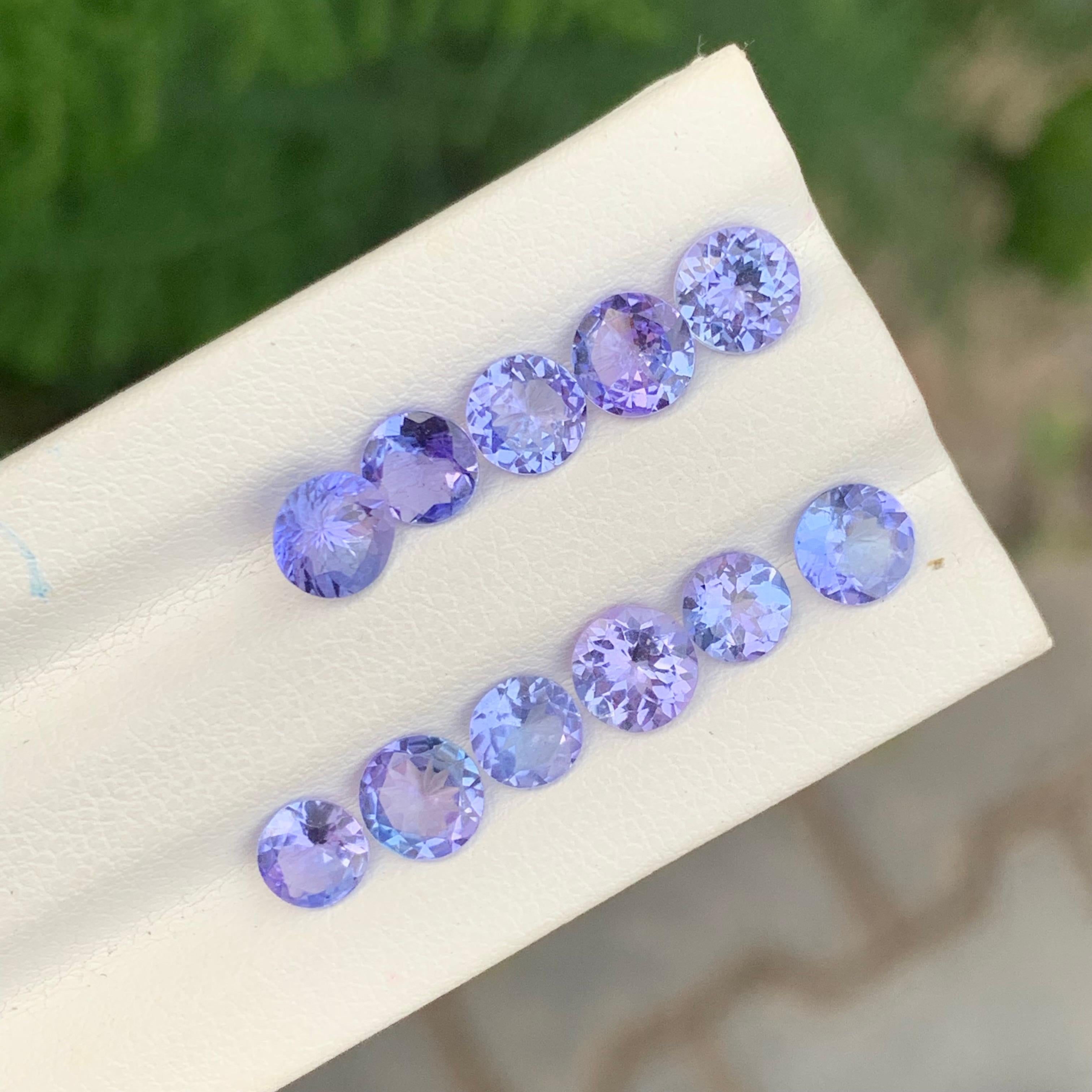 5.85 Carat Natural Loose Tanzanite Lot For Jewellery Making For Sale 5