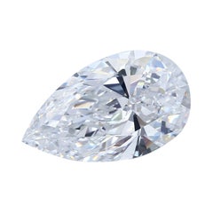 5.85 Carat Pear Shape Diamond, GIA Certified, Type IIa