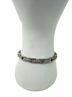 Bracciale in oro bianco con diamanti 585