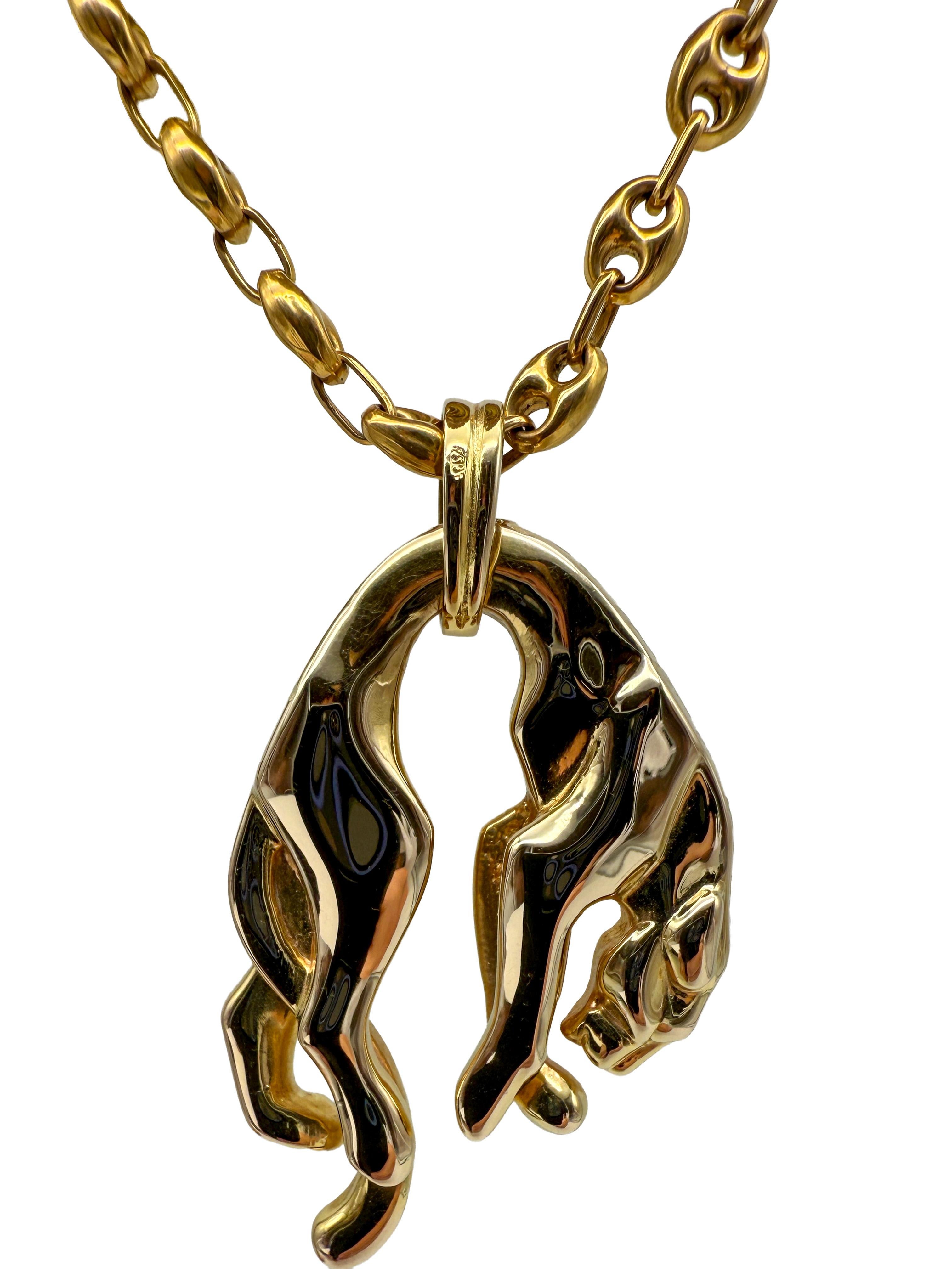da uomo o donna 585er Gelbgold Puma Anhänger in vendita