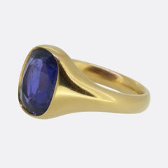 5.86ct Ceylon Sapphire Single-Stone Ring