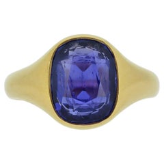 5.86ct Ceylon Sapphire Single-Stone Ring