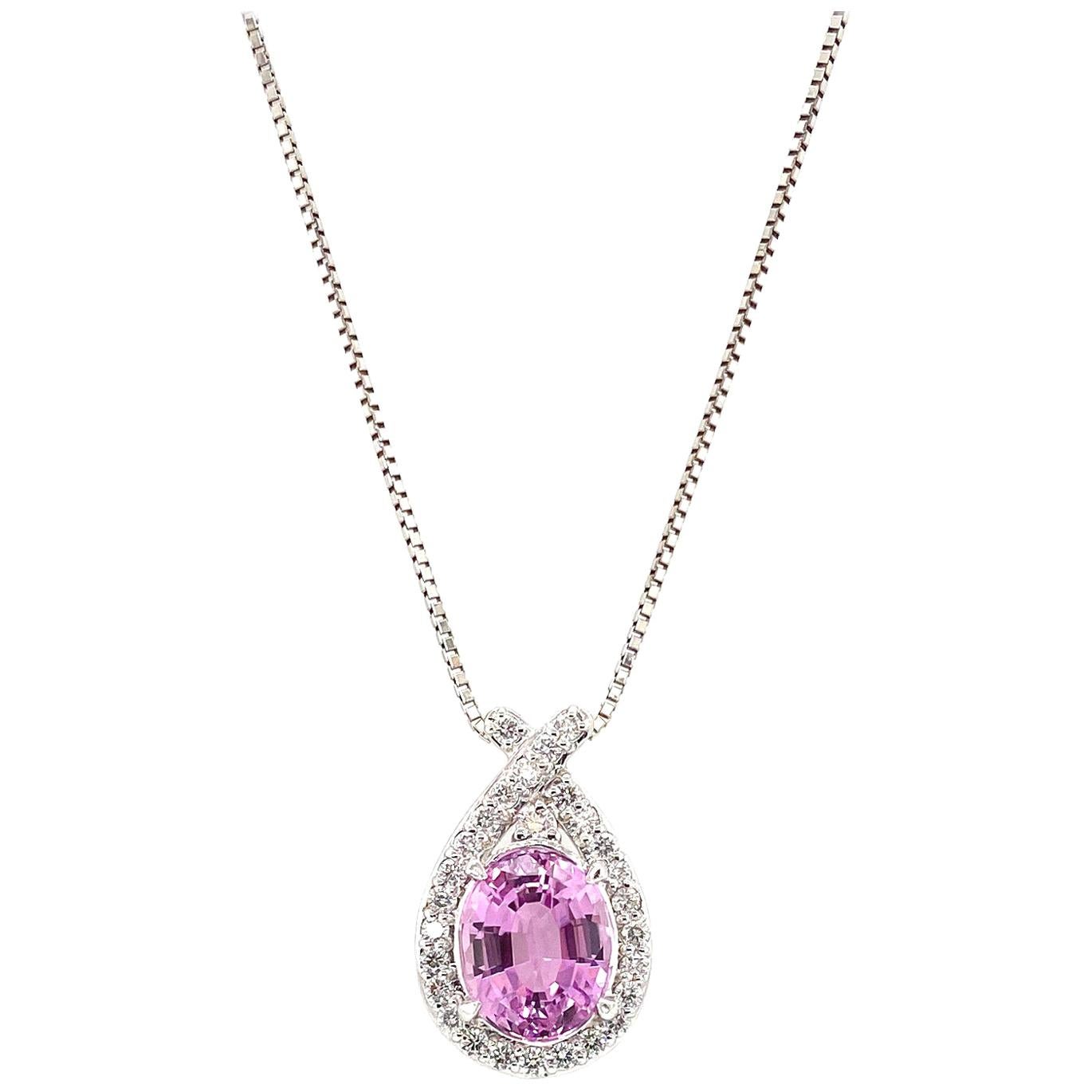 Important 100 Carat Kunzite Diamond Necklace For Sale at 1stDibs
