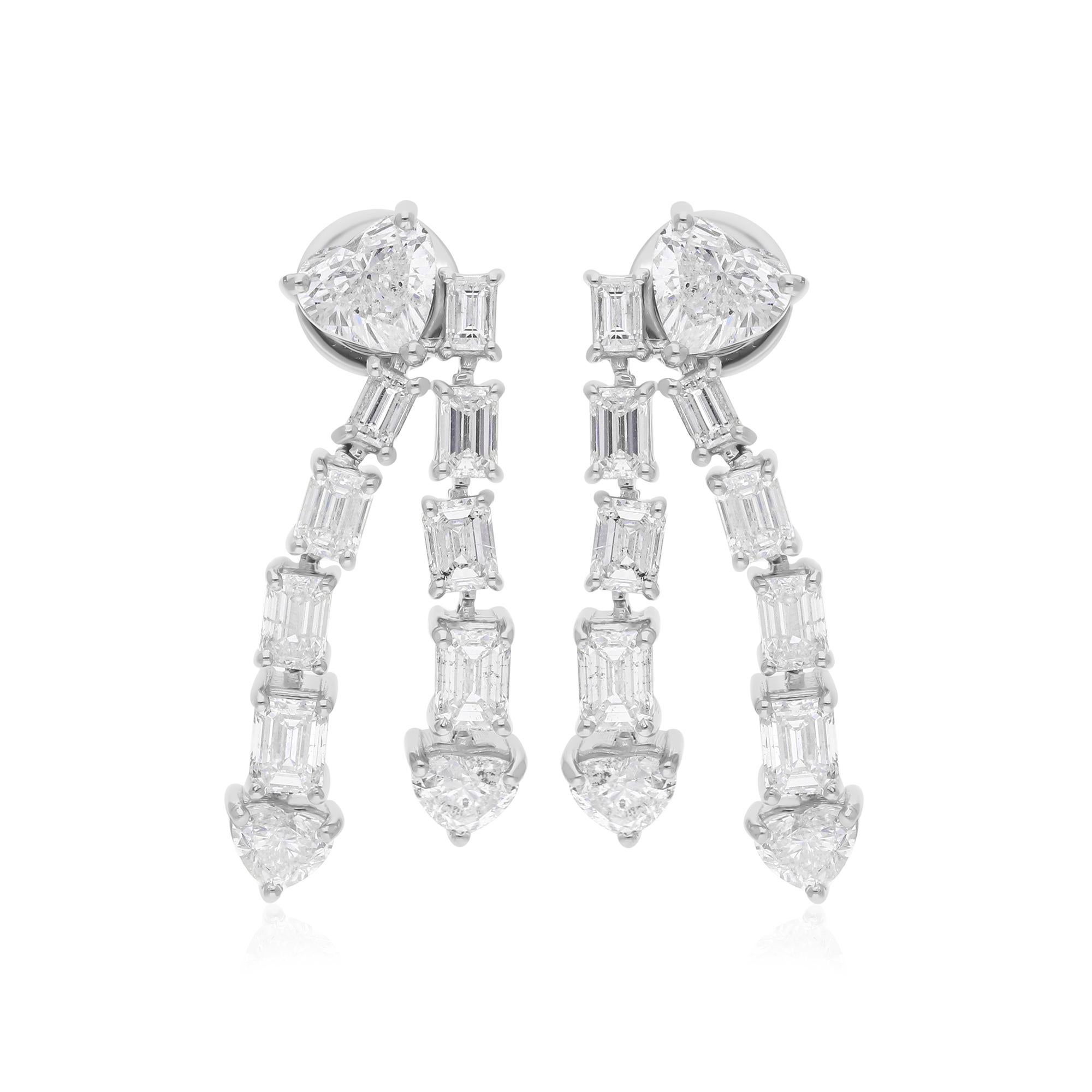 Cast from 18-karat gold, these exquisite earrings are handset with 5.87 carats of sparkling diamonds.

FOLLOW SPECTRUM JEWELS storefront to view the latest collection & exclusive pieces. Spectrum Jewels is proudly rated as a Top Seller on 1stdibs