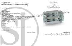 5.87ct Emerald Cut Aquamarine
