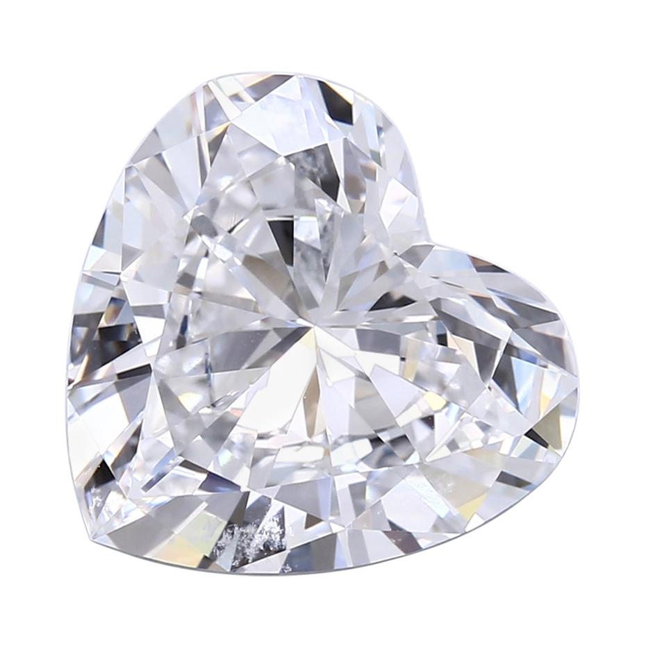 5.88 Carat Heart Shape Diamond GIA Certified For Sale